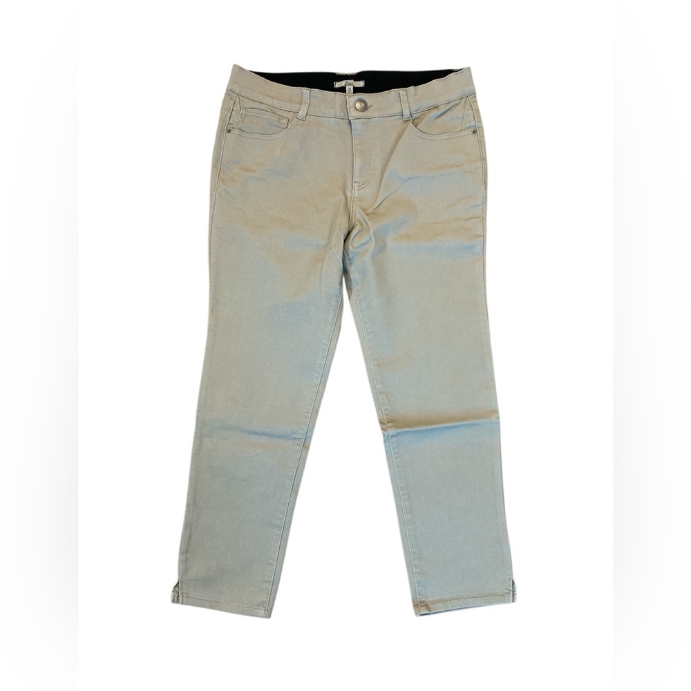 NWT G.H. Bass & Co Women’s 14 Kacki Ankle Pants Cobblestone New